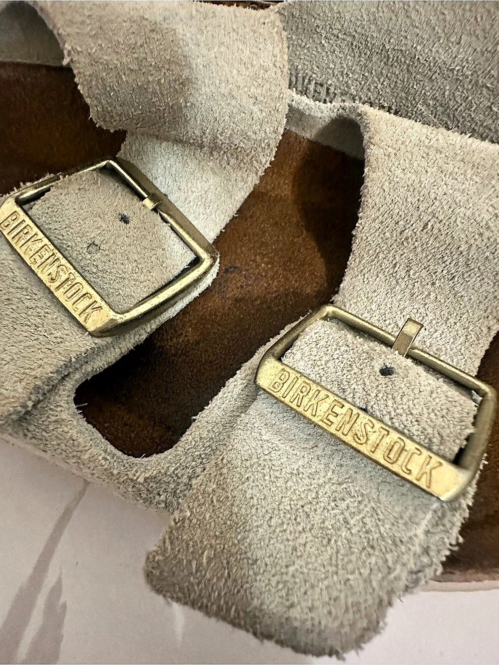 Birkenstock Arizona Soft Footbed Suede Leather Sandals
